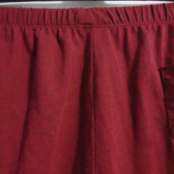 Burgundy | medium | Lightweight Lounge - Pajama Shorts | Back Pocket - Picture 10 of 14